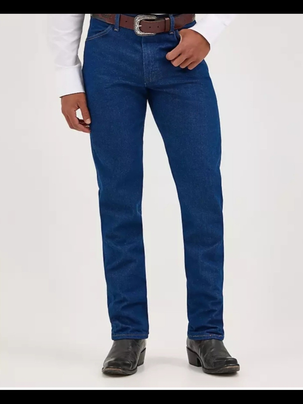 Wrangler Men's Dark Blue Classic Denim Jeans Sz 36x30